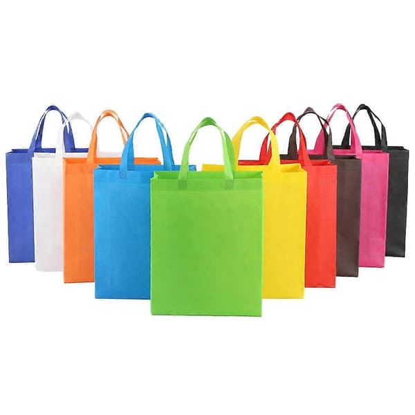 Oppbevaringspose handlepose for shoppingbruk 10 stk. Bærbare resirkuleringsposer [HK]