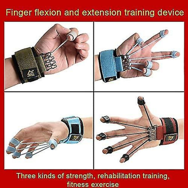 Finger Grip Strength Trainer, Fingerövning 40lb Hand Extensor Curl([HK])