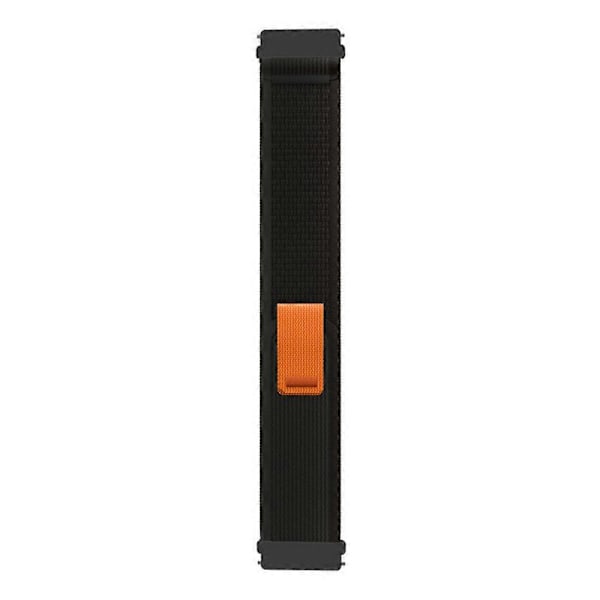 Udskiftnings Trail Loop Nylonrem 20mm Sports Justerbar Urrem til Garmin Venu 2 Plus/Venu Sq Black