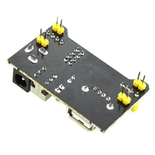 2-kanals strømforsyningsmodul til breadboard, 3.3V og 5V, MB102-kompatibel[HK]