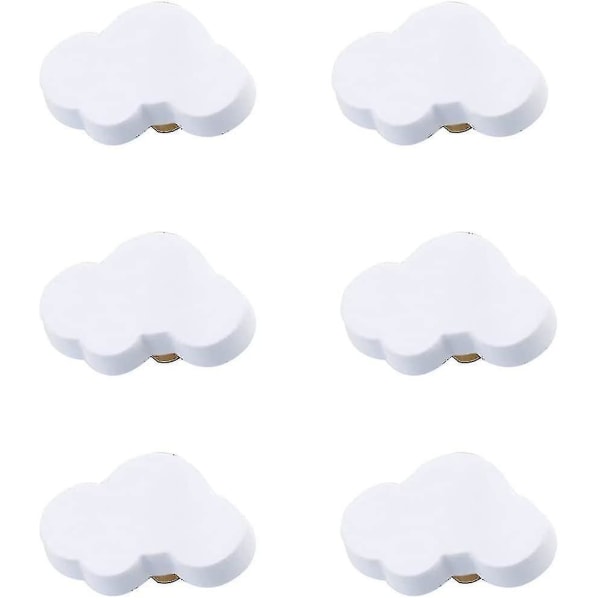 6 set muotoista pehmeää kumista vetolaatikon nuppia lapsille Tytöille Pojille Kaapit Lelut Kirjahylly (pilvi[HK]