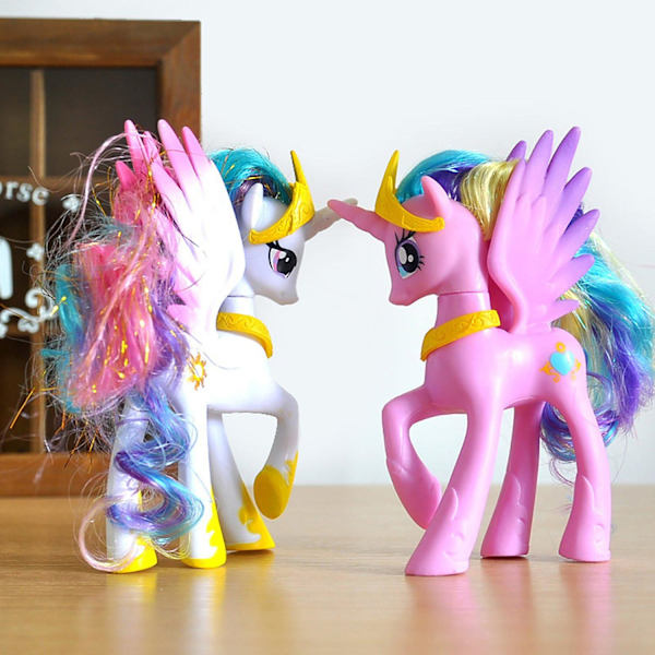 1 st 14cm My Little Pony Månprinsessa Actionfigur PVC Dock Barnleksak Samling  1  [HK]
