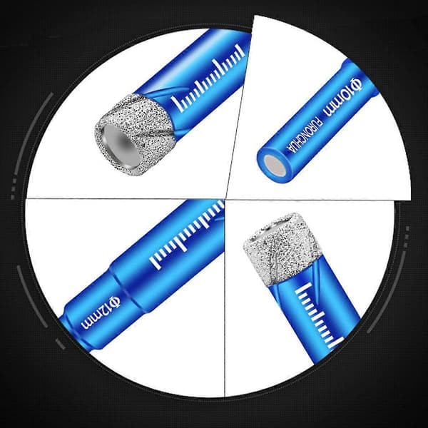 Diamantflisbor, 5 deler, 5-12 mm[HK]