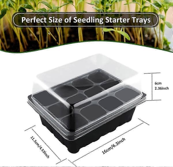 3-pack Plantbricka, Plantstartbricka med 12 celler[HK]