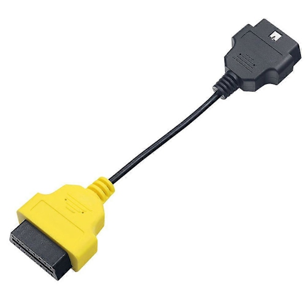 Uusin 1kpl Fiat Ecu Scan -sovitinliitin 16pin OBD2 16pin -kaapeli OBD-kaapeli Fiat Alfa Romeolle 6 väriä korkealla laadulla[HK] Red