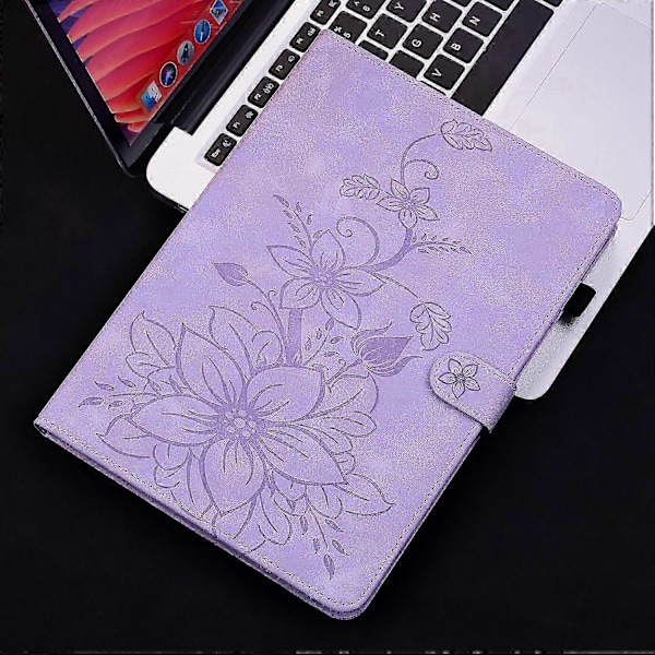 Emed Læder Etui Til iPad mini 5 / 4 / 3 / 2 / 1[HK] Purple