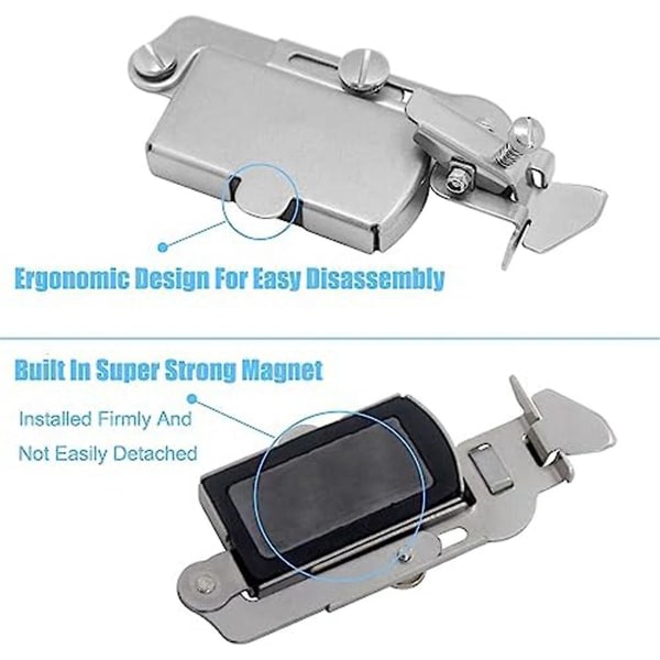 Multifunktionel magnetisk sømguide, sømguide, guide til industrielle låsesømme eller gående fod S([HK])