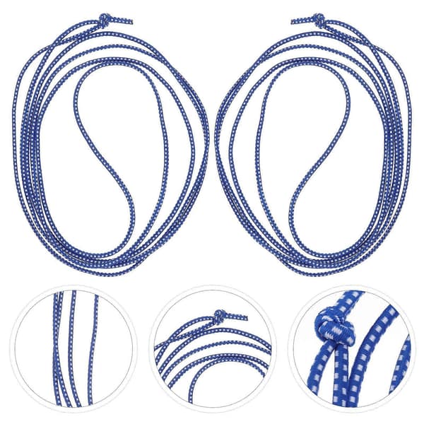 2 st Barn Hopprep Leksaker Studenter Hoppa Elastiskt Band Utomhus[HK] Blue 300CM