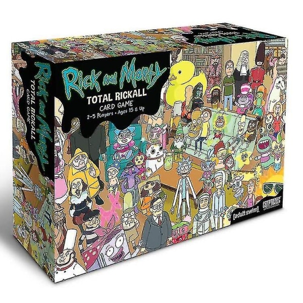 Rick And Morty Klassisk Anime-mønster Spillekort Festspil Kort Festlegetøj Kortspil[HK] Original