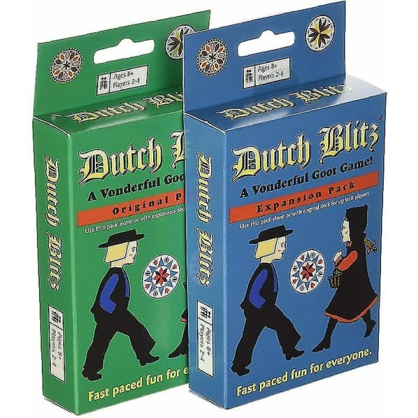 Dutch Blitz kortspil Basic Dutch Blitz fest brætspil kort grønt æske[HK] Green Box