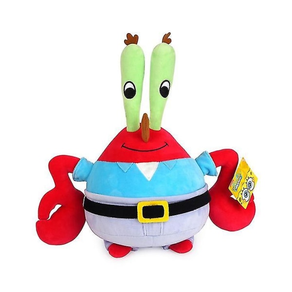 Spongebob Squarepants Plyschleksak Patrick Star Squidward Tentacles Cartoon Fylld Docka Barn Födelsedagspresent[HK] Krabs boss