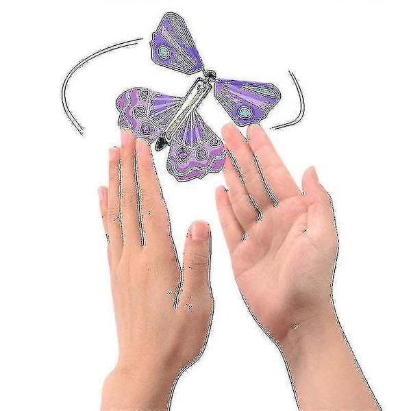 10/20/100 stk. Flagrende Flyvende Sommerfugl Optræks Sommerfugl Flagrende Kort Prank Sommerfugl Flyvende Papir [HK] 20 PCS