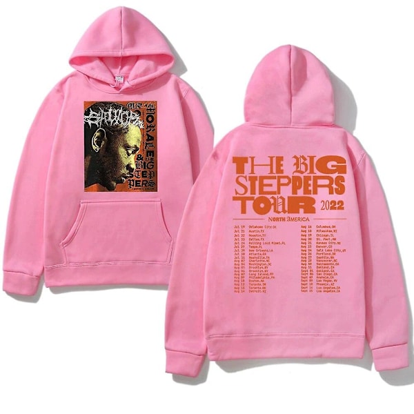 Rapper Kendrick Lamar Hoodie Mænd Musik Album Mr Morale & The Big Steppers 2022 Tour Print Sweatshirts Hip Hop Hættetrøje 2DF5053DX-gul[HK] M