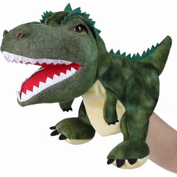 Dinosauriehanddockor, Jurassic World Dinosauriedockor för barn, Dinosaurieplyschleksaker 25 cm[HK]