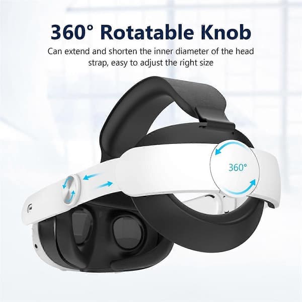 Justerbar hovedrem til 3 VR Headset Elite Rem til 3 Tilbehør[HK]