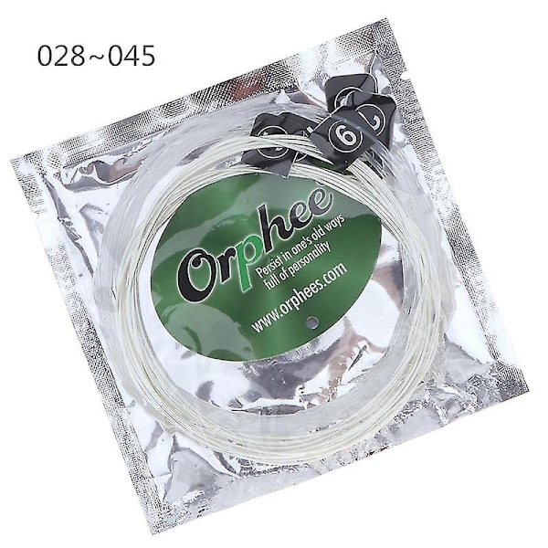 6 stk./sett Gitarstrenger Konvensjonelle Klassiske Gitarstrengserier E/b/g/d/a/e Bruk Høykvalitets Nylon Wi[HK]