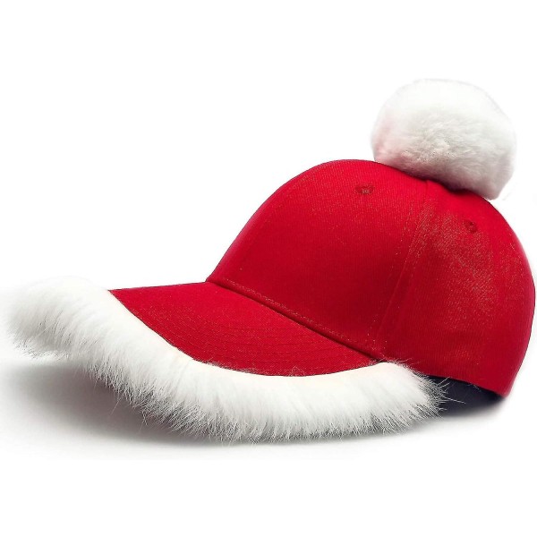 Juhlallista cap! Hauska joulupukin hattu säädettävä muoti joulupukin cap[HK]