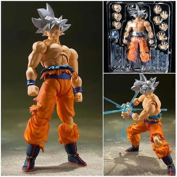 Dragon Ball Z S.H.Figuarts Son Goku Legendary Goku Anime Super Saiyan Awaken Battle Damage Action Figure Keräilymalli Lahja[HK] D