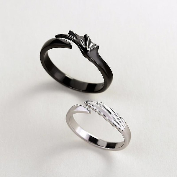 Tandløs og Lys Fury Justerbar Dating Ring, hw[HK]