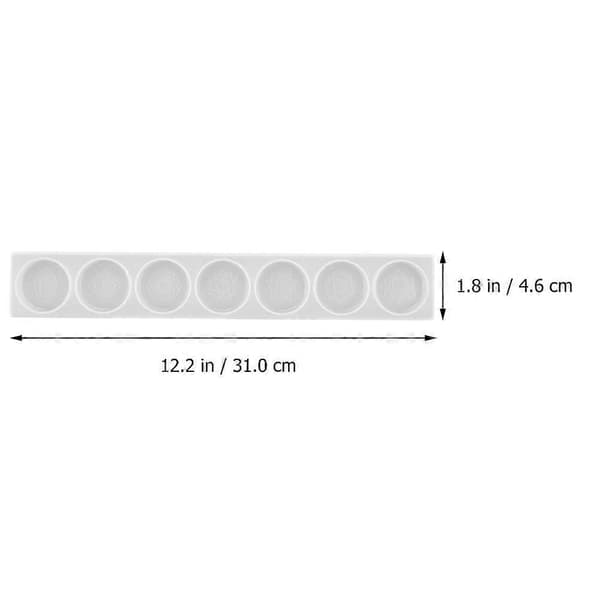 Dråpeformer Syv Chakraer Silikonform for DIY Håndverk 2 stk Sett[HK]