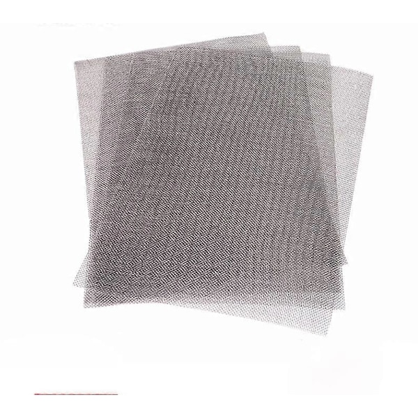 6 STK Stålnet (300x210mm) Skærmnet 304 Rustfrit Stål Gnavernet Myggenet til Døre Kludnet[HK]