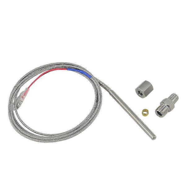Til udstødningsgastemperatursensor Egt K Type Termoelement Probe Udstødningstemperatursensor Gevind[HK] As shown in color