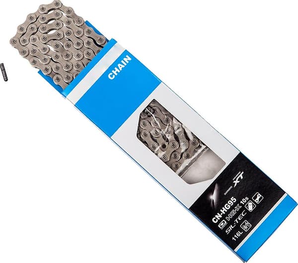 Til Shimano Kæde CN-HG95 10-speed DEORE XT XTR SLX HG-X SIL TEC 116 Led[NC]