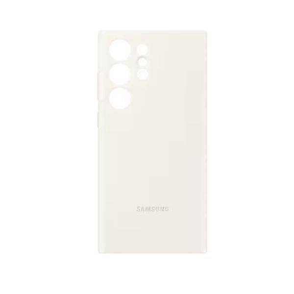 Silikone Etui til Galaxy S23 Ultra[HK] Snow White