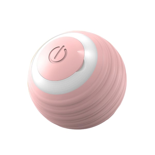 BPA-fri Smart Interaktiv Kattkule USB-ladbare Automatisk Kattkule med Fargerikt Lys - Rosa [HK]