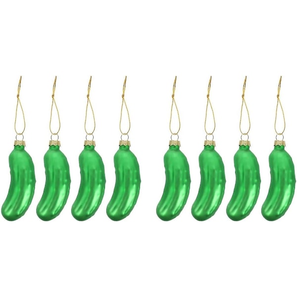 8 kpl Kurkku-riipus Joulukuusi Pickle Elämäntodellinen Pickle Joulu Kurkku Joulu Pickle [HK]