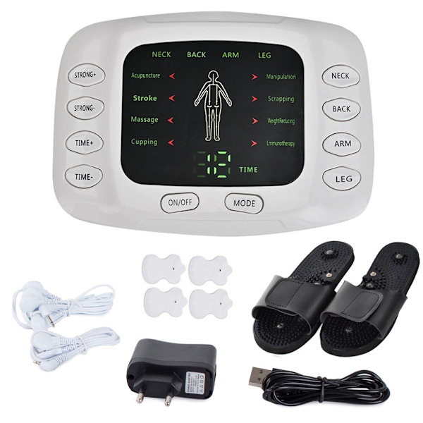 EMS muskelstimulator enhet hvit[HK] white