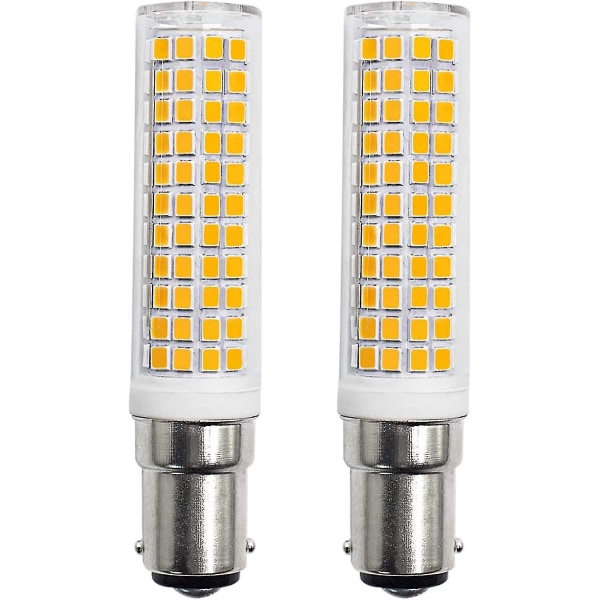 HKK  2 kpl B15d 10,5 W:n LED-lampun korvaus 100 W:n B15d halogeenilampulle 1250 lumenia, 100 % uusi