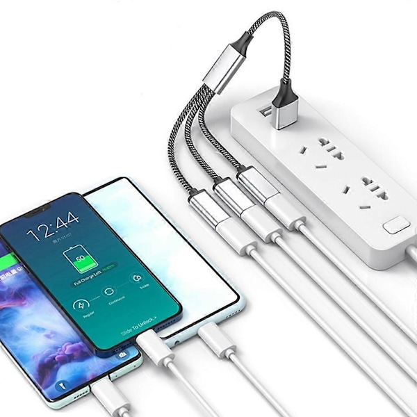 USB C - USB OTG -sovitin, Type C OTG -kaapeli, USB C -uros - 2/3 USB 2.0 -naaras [HK] One for two