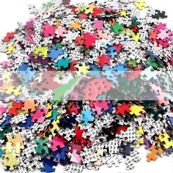 Pyöreä epäsäännöllinen tasokuvioinen palapeli 1000 osaa [HK] Spaces