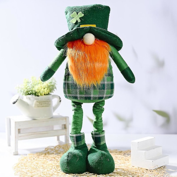 HKK Irlantilaiset tontut Pyhän Patrickin päivän lahjat Leprechaun Nordic Swedish Spring Handmade Scandinavian Tomte E