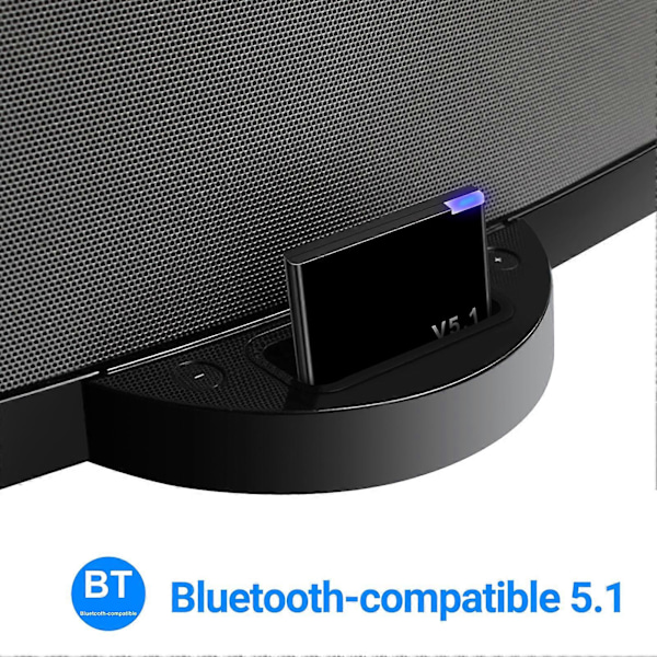 Audio Receiver Hurtig Transmission High Fidelity Plug Play 30 Pin Bluetooth-kompatibel5.1 Musik Receiver Adapter til Hjemmet[HK]