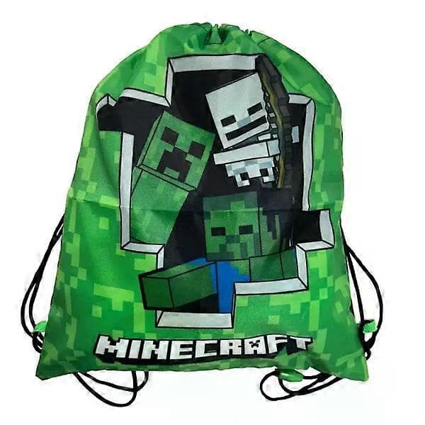 Gymväska Minecraft Grön[HK]