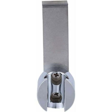 Brusehovedholder, håndbruserholder, rustfrit stål + ABS, stærk justerbar, reservedel til bruser og bidet sprøjte (HK)