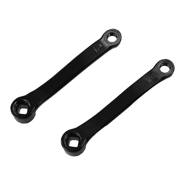 152mm kuntopyörän kammet vasen ja oikea, kuntosalilaitteiden lisävarusteet, sisäpyöräilypyörän osat [HK] Black