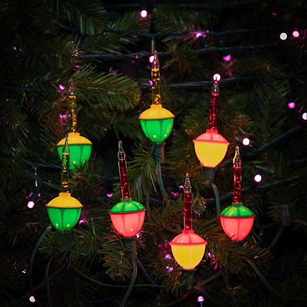 3 st Julbubbellampor IP65 Vattentäta Energibesparande Låg Strömförbrukning Inomhus Julhängande Lampor QingHai[HK] 3pcs