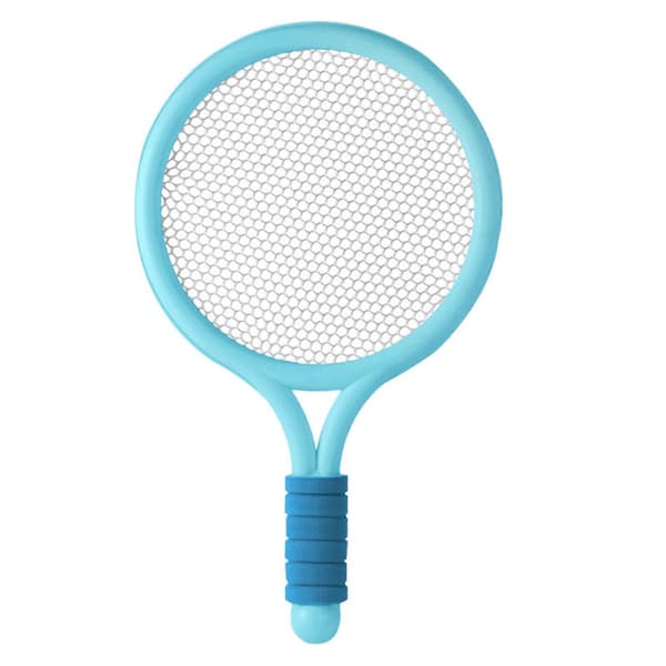 1 par badmintonracketar för barn, set med minibolldar för barn inkluderar 2 racketar 1 badminton för badmintonutrustning [HK] Blue