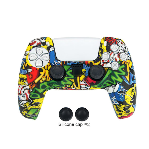 PS5 Controller Kamouflage Silikonfodral, Klar/E[HK]