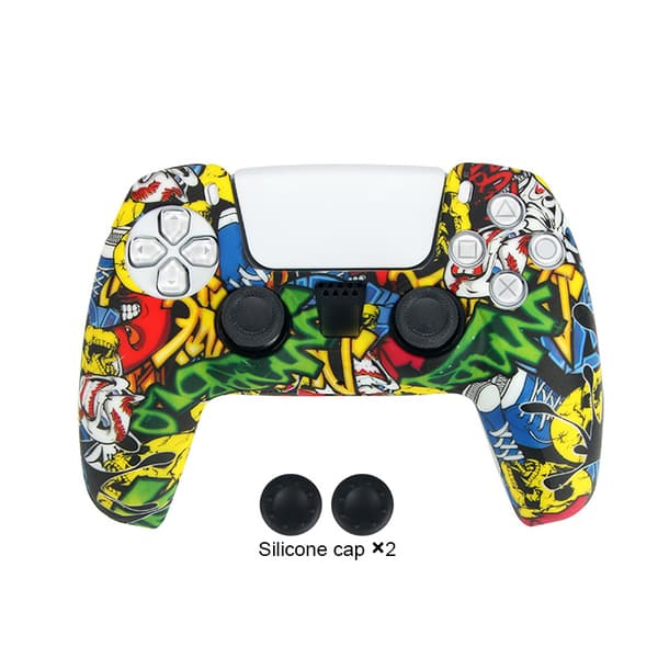 PS5-kontroller kamuflasje silikonetui, klar/E[HK]