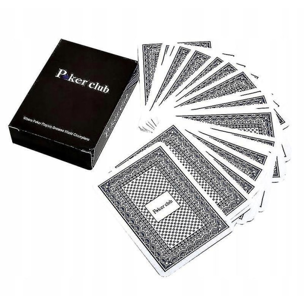 Plast Vattentät Scrub Spelkort Pokerklubbkort Brädspel[HK]