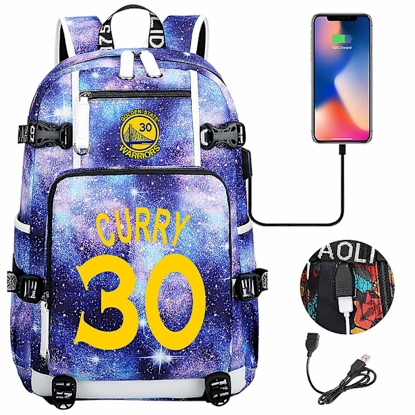 Golden State Warriors Stephen Curry Nro 30 USB-koulukassit [HK] style 7