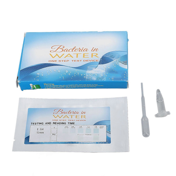 E. coli -testipaperi helppoon havaitsemiseen Escherichia coli -testiliuskat pipetillä vedelle [HK]