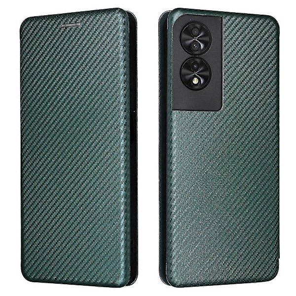 För Tcl 40 Nxtpaper Läderfodral Kortfack Telefonfodral Magnetisk Stängning[HK] TCL 40 NxtPaper Green