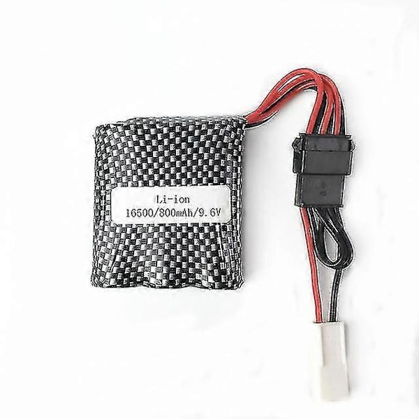 9.6V 16500 Li-ion akku 9115 9116 S911 S912 RC-auton kuorma-auton osille [HK]