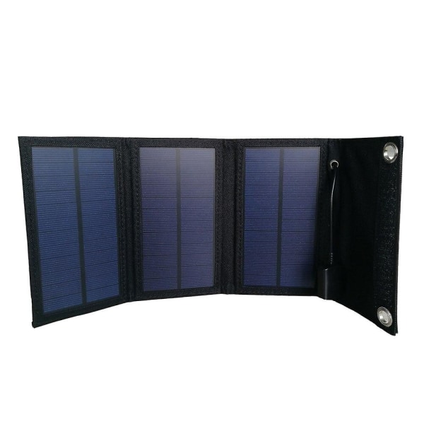 Hopfällbar Utomhus Rese Bärbar Solar Laddare För Telefon Batteri Vandring Camping USB 5v Emergency Portable Power Cell[HhhK]
