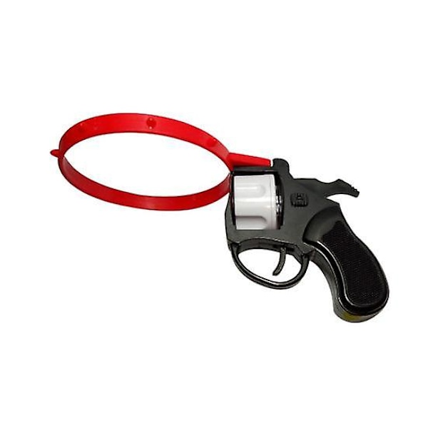 1 Sæt Russisk Roulette Revolver Legetøj med 10 Balloner Bordplade Lykkehjul Ballon Skyder Bar Fest Interaktivt Spil Spøg [HK] Sets as the picture
